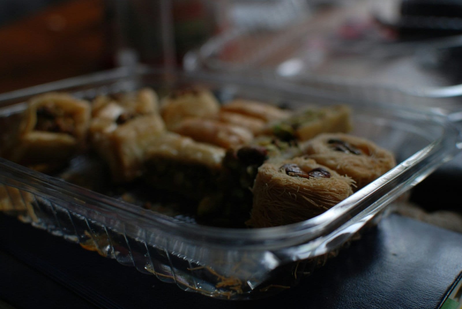 a tray of food